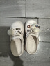 天美意孙千同款疯狂动物城糖豆洞洞鞋女 米白 37 实拍图