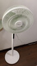 美的（Midea）【幸运草安睡风扇1S】一级能效直流变频声控电风扇家用遥控卧室静音落地扇台式桌面抗菌大风力电扇 实拍图