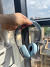 柏林之声好音质长续航复古头戴式耳机告别频繁充电亲肤材质久戴不痛降噪清晰音质在线游戏听歌耳机 冰川蓝 三年质保+一年以换代修 实拍图