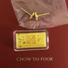 周大福 猫咪与小鱼儿黄金耳钉(工费180)约1.3g EOF1335 实拍图