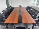 YOE.FTY会议桌长方形大型会议长桌培训桌长条办公桌工作台小型会议室桌椅 6.0*1.4米会议桌 实拍图