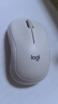 罗技（Logitech）M221 轻音鼠标 无线鼠标 办公鼠标 对称鼠标 带无线微型接收器 米白色 实拍图