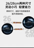 章丘铁锅正宗手工锻打铁锅无涂层物理不粘锅炒锅老式家用炒菜锅厨具轻音 标准版古法烤蓝（已干烧） 28cm 实拍图
