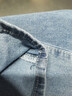罗蒙（ROMON）浅色牛仔裤男士秋季宽松九分休闲修身9分长裤子潮小脚弹力款潮流 T18蓝色 32 腰围二尺五 实拍图