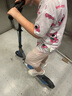 迪卡侬两轮滑板车青少年9-14岁折叠手刹代步车MID9蓝灰色 2348868 实拍图