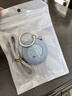 DSB（迪士比）卷尺软尺皮尺 迷你卷尺自动卡位米尺量三围钥匙扣伸缩尺子便携随身2米蓝色 LT-721 实拍图