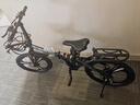 永久折叠自行车山地车成人女式便携双减震小型变速男学生成年大人单车 黑色 22寸 7速 一体轮 实拍图