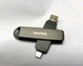 闪迪（SanDisk）128GB Type-C USB3.2 手机U盘DDC3黑色 读速高达400MB/s 自动备份 手机电脑两用  实拍图