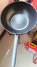 三禾微纳无涂层不粘炒锅可立盖炒菜锅无油烟含钛锅具32cm黛蓝青配钢铲 实拍图