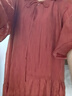 德玛纳【法式风情连衣裙】浪漫主义气质显白轻松度假风褶皱肌理感裙女 实拍图