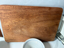 木雅轩花梨木菜板家用整木砧板实木大号厨房刀板案板切菜板防霉抗菌占板 35*25*2.3cm【花梨木辅食菜板-】 实拍图