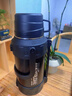 恩尔美德国保冷热壶大号大容量户外316不锈钢保温杯车载旅行登山暖水瓶 黑1600ml【性价比之选/3斤水】 实拍图