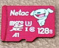 朗科（Netac）＆JOY联名款 128GB TF(MicroSD)存储卡 U3 C10 A1 4K P500系列 读速100MB/s 支持4K 不间断录制 实拍图