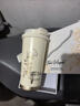 Vanow保温杯咖啡杯女生316不锈钢礼盒装大容量吸管水杯子护士节礼物 实拍图