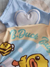 B.Duck小黄鸭儿童泳衣男女宝宝连体防晒耐氯1-3岁婴幼儿游泳衣【A类】 实拍图