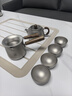 TILIVING钛立维纯钛泡茶壶茶杯分茶器户外旅行茶具套装(7件套) 实拍图