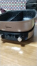 美的（Midea）电火锅 分区控制鸳鸯锅 电煮锅火锅专用锅电锅火锅锅多功能锅分体式家用电热锅多用途锅 6.5L 分区控制分体鸳鸯锅 HGS303015 实拍图