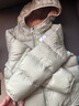 波司登25年秋季羽绒服鸭绒男女儿童5A抗菌宽松短款轻薄连帽外套 实拍图