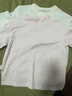 迷你巴拉男女童T恤宝宝儿童短袖速干吸湿亲肤舒适5A抗菌【99元任选3件】 本白 【亲子款】 170 实拍图