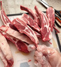 阿牧特 内蒙古法式羊排 生鲜羊肉羊肋排 冷鲜肉西餐法排 十二肋两扇2.3kg 实拍图