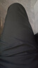 班尼路（Baleno）S&K系列冰丝休闲裤男款夏季薄款透气速干运动长裤子男士大码裤子 【冰丝束脚】-黑#纯色 M （建议95-115斤） 实拍图