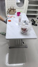 欧乐派可移动升降茶几餐桌两用小户型方形家用多功能折叠岩板伸缩秒变桌 120*60【玻晶奢石】天山暮雪-4抽 实拍图