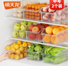 禧天龙保鲜盒冰箱收纳盒抽屉式冷藏果蔬收纳盒冷冻食材抽屉盒大号2个 实拍图