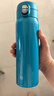 京东京造 保温杯男女 【一键弹盖】 su7同色 480ml 【海湾蓝】 实拍图