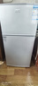 长城（GREAT WALL FRIDGE）家用迷你小冰箱小型冷冻冷藏保鲜宿舍出租房办公室节能省电双开门电冰箱 银色108L【一级能效 全国联保】 实拍图