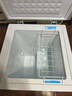 澳柯玛（AUCMA）100升家用减霜小冰柜母乳小型冷柜冷藏柜冷冻柜卧式顶开门冰箱一级能效 BC/BD-100H 国家补贴20% 实拍图