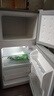 长城（GREAT WALL FRIDGE）家用迷你小冰箱小型冷冻冷藏保鲜宿舍出租房办公室节能省电双开门电冰箱 银色83L【一级能效 全国联保】 实拍图