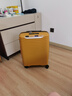新秀丽（Samsonite）行李箱20英寸简约大波浪箱登机拉杆箱旅行箱包KJ1黄色密码箱 实拍图