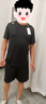安踏（ANTA） 两件套 运动套装男夏季新款冰丝速干透气运动服父亲节爸爸套装 【推荐清凉冰丝】黑T+梭织五分裤 M/170 实拍图