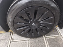适用特斯拉modely19寸轮毂盖新款直边轮毂特斯拉太阳神款轮毂盖 老款Y 光面哑黑4个+黑T标+对称款 实拍图
