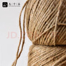 九千谷麻绳4mm*100m 原色麻线绳子绑扎捆绑黄麻绳diy绳纺织粗麻绳4879 实拍图