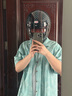 BELL经典复古3/4头盔Custom500四季碳纤维摩托车机车头盔骑行通风透气 Custom500-格子黑金 XL码(适合57-58cm头围) 实拍图