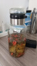 【送杯套】大容量加厚玻璃杯子便携吨吨杯茶水分离带杯套泡茶水杯 透明 1000ml吨吨桶 1只装 实拍图
