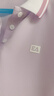 ELLE ACTIVE女装POLO衫女士运动休闲新款时尚翻领T恤舒适短袖网眼透气上衣女 浅紫色 M 实拍图