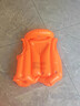 适美佳儿童游泳背心充气救生衣浮力马甲泳校浮圈男女童游泳训练戏水装备 橘色 M号建议20-35斤 实拍图