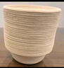 美丽雅一次性碗500ml*50只食品级餐盒 耐高温快餐野餐打包圆形纸碗饭盒 实拍图