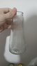 玻璃花瓶透明植物插花瓶水培容器大花瓶装饰客厅摆件 透明竖条纹（17*5.5*8） 1个装 实拍图
