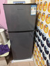 先科速冻冷藏双门冰箱家用一级能耗迷你出租屋节能省电轻音小型电冰箱 一级能效/98L双门银/约3天一度电 实拍图