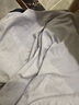 无印良品（MUJI）女式 天竺编织圆领短袖T恤上衣打底衫女款内搭多巴胺女装 灰色BB2P6C4S M (160/84A) 实拍图