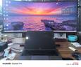 华为MateView GT 34英寸曲面显示器 WQHD 190Hz带鱼屏 快速液晶1ms 低蓝光无频闪 升降俯仰调节 实拍图