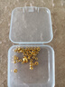 御邪转运珠黄金串珠999足金硬金金珠配珠隔珠圆珠散珠520礼物 4mm[古法]0.05g标准版 实拍图