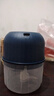 绞肉机小型打蒜器家用绞蒜切蒜器多功能辅食料理机电动蒜泥神器蒜蓉机自动切菜机压蒜器 蓝色-升级大电机 0.26L 实拍图
