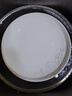 云鸿陶瓷10个盘子陶瓷菜盘子套装餐具组合水果盘家用圆形可爱吃菜碟子 10个盘子金枝(8英寸) 实拍图