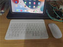 铂呐苓无线蓝牙键盘鼠标套装 适用ipad小米华为苹果VIVO OPPO平板小女生妙控办公静音手机笔记本电脑外接 无线蓝牙键盘冰雪白+双模充电鼠标【10寸】 实拍图