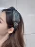 伊黛儿流光细闪宽边交叉头箍发箍女小众高端气质洗脸发饰送女友生日礼物 实拍图