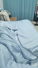 雅鹿夏季冰丝夏被四件套夏凉被可水洗空调被床单夏天双人被子床上用品 梦幻-海青【凉感冰丝 适合裸睡】 四件套 床单款 /2.0*2.3m夏被+2枕套 实拍图